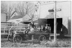 Basking Ridge Fire Company No. 1. Courtesy of The Historical Society of the Somerset Hills.