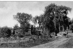 Basking Ridge - The Road to Morristown - Photo courtesy of The Historical Society of the Somerset Hills.