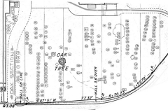 Basking Ridge Presbyterian Church Cemetery Map - Each plot has been carefully documented and mapped around the church.